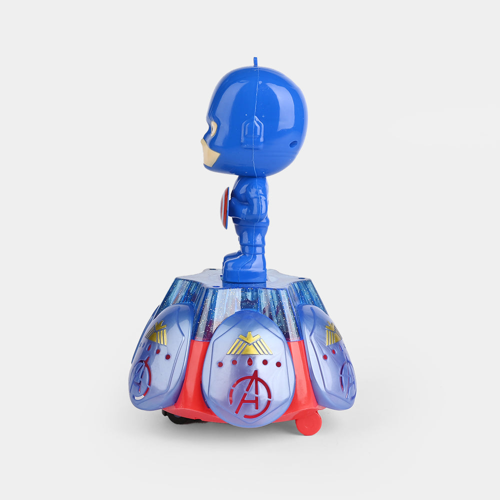 Electric Rotating Hero Toy 5D Lighting & Sound
