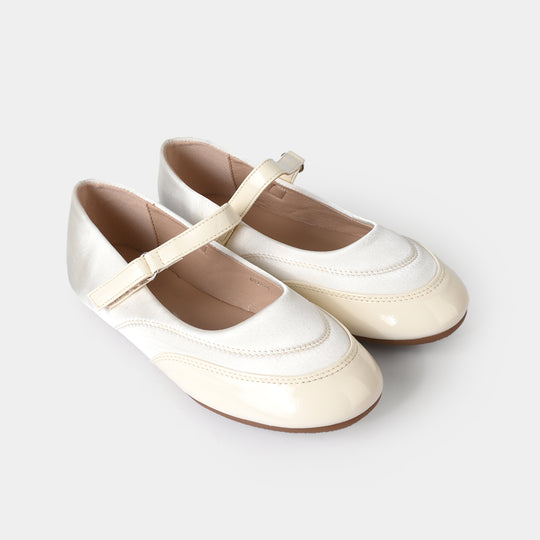 Girls Pumps 4027-1-BEIGE