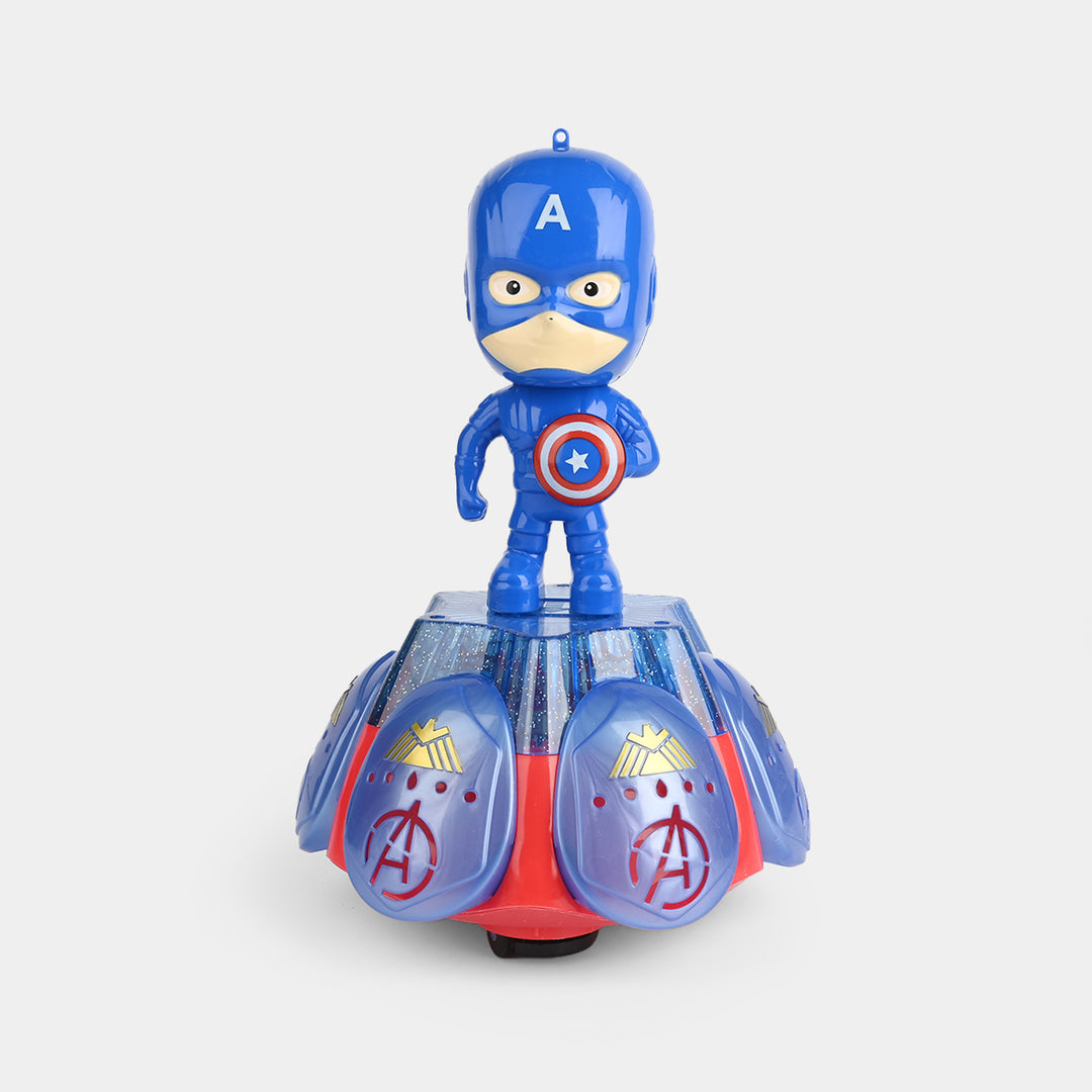 Electric Rotating Hero Toy 5D Lighting & Sound