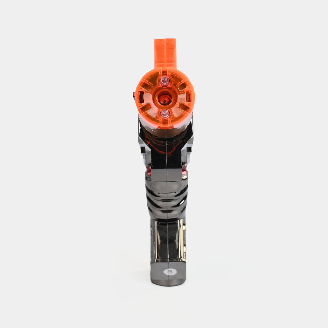 Blaster Toy Light, Sound & Spray – 360° Rotating Barrel