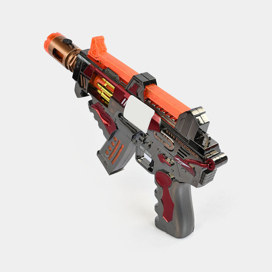 Blaster Toy Light, Sound & Spray – 360° Rotating Barrel