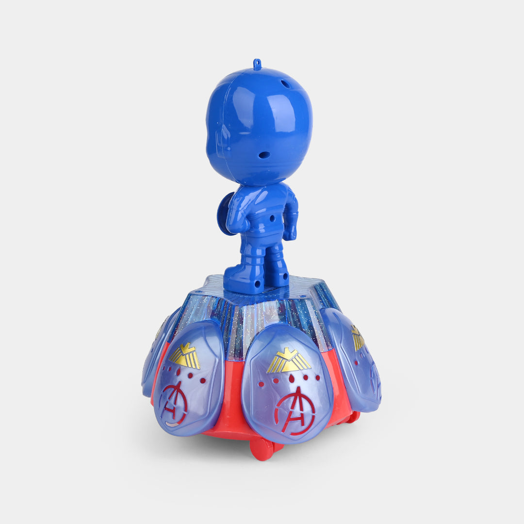 Electric Rotating Hero Toy 5D Lighting & Sound