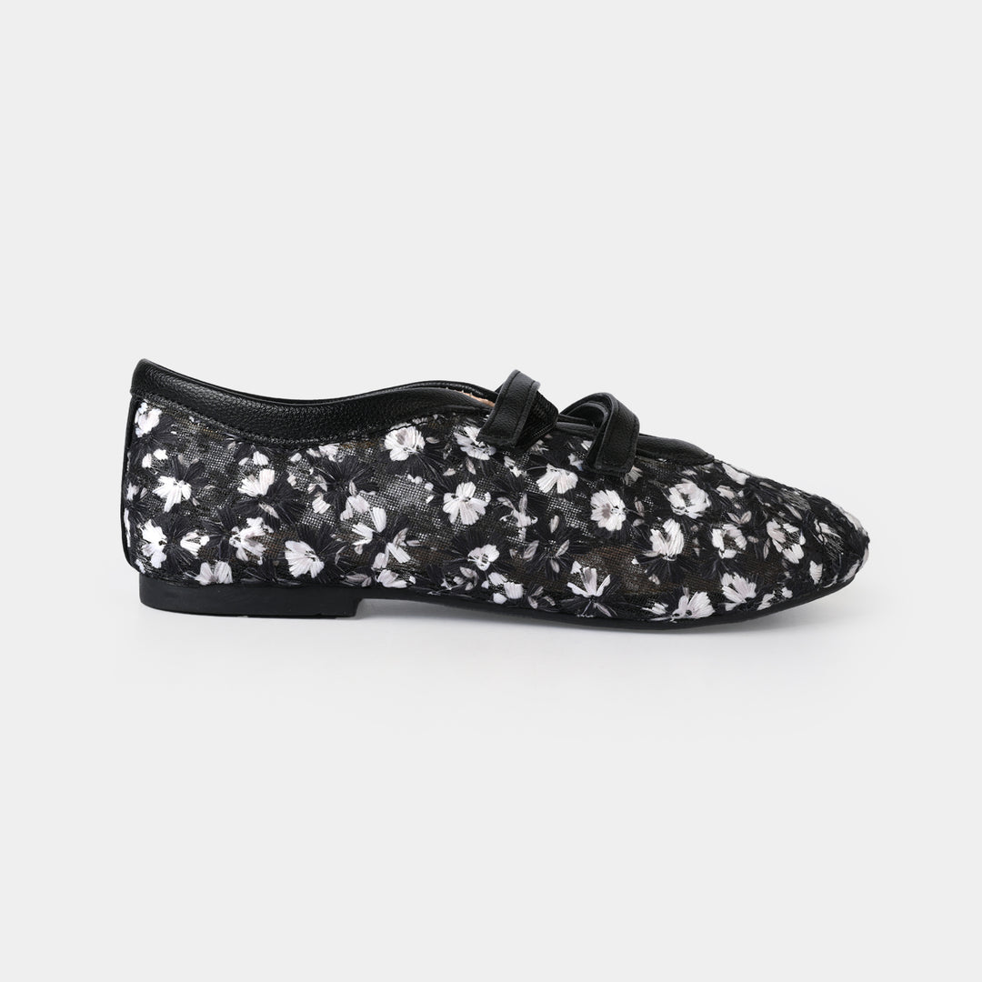 Girls Pumps 4027-2-BLACK