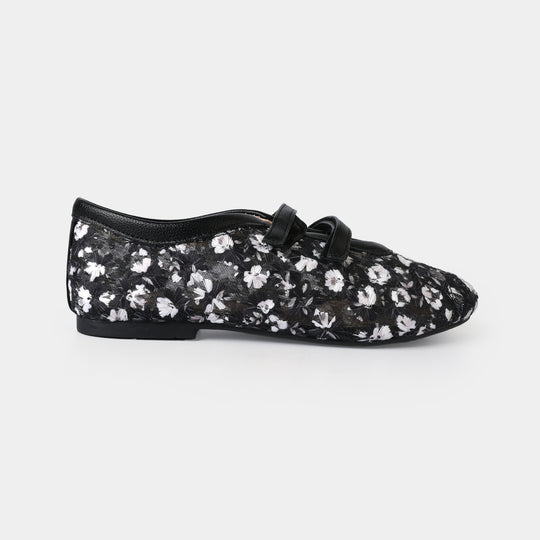 Girls Pumps 4027-2-BLACK
