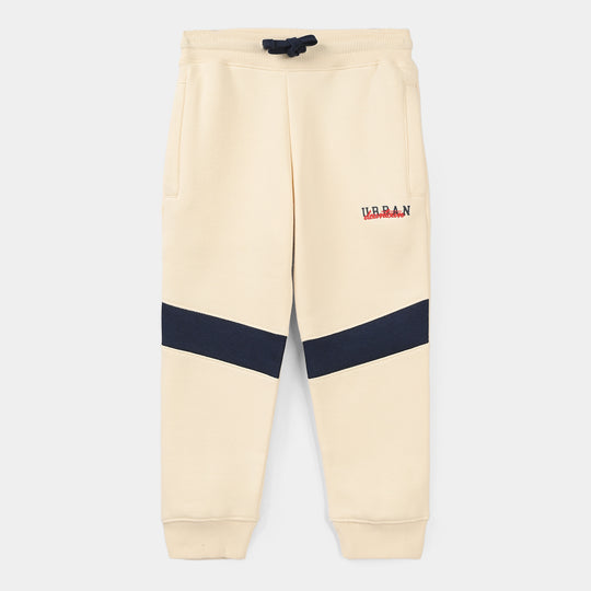 Boys Fleece Pajama Urban - Wood Ash