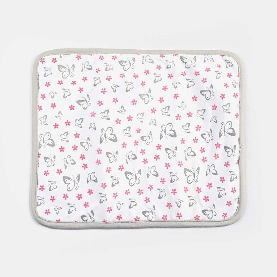 Baby Changing Sheet 13*16 Butterfly |  Grey