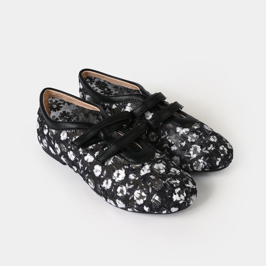 Girls Pumps 4027-2-BLACK