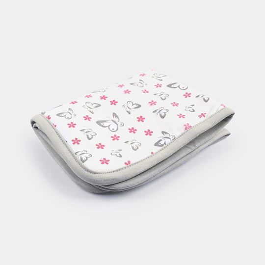 Baby Changing Sheet 13*16 Butterfly |  Grey