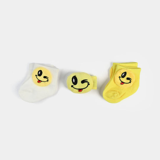 Baby Socks & Wrist Rattle Band Set – 6 Months