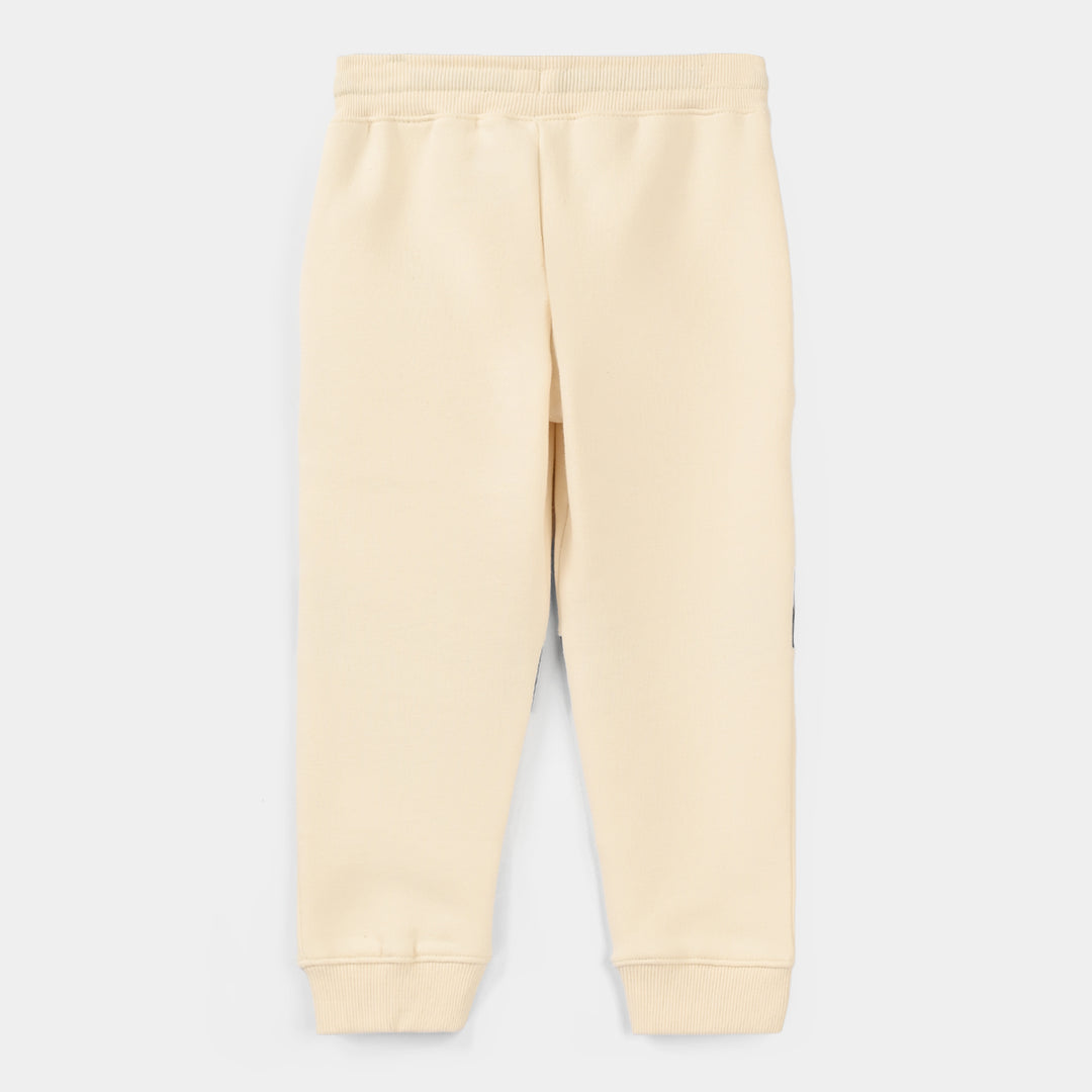 Boys Fleece Pajama Urban - Wood Ash