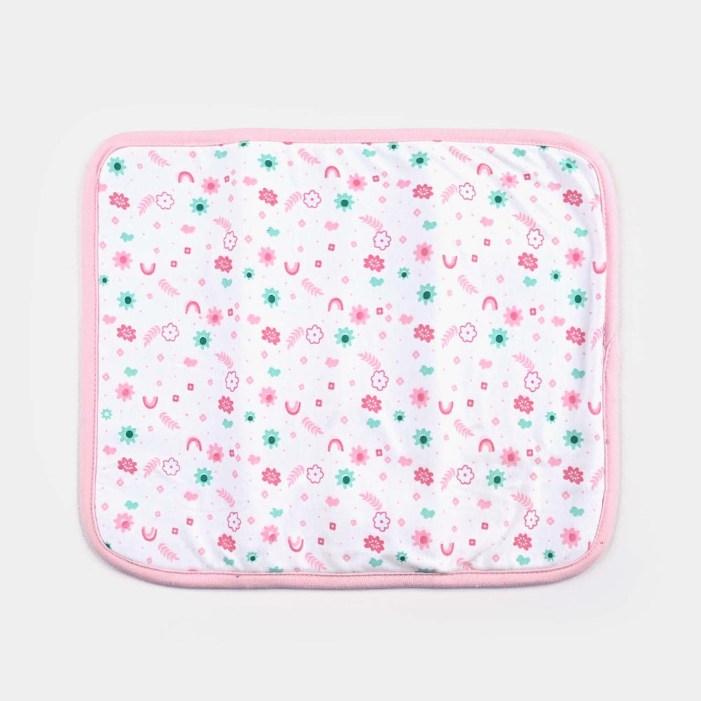 Baby Changing Sheet 13*16 Flower | Light Pink