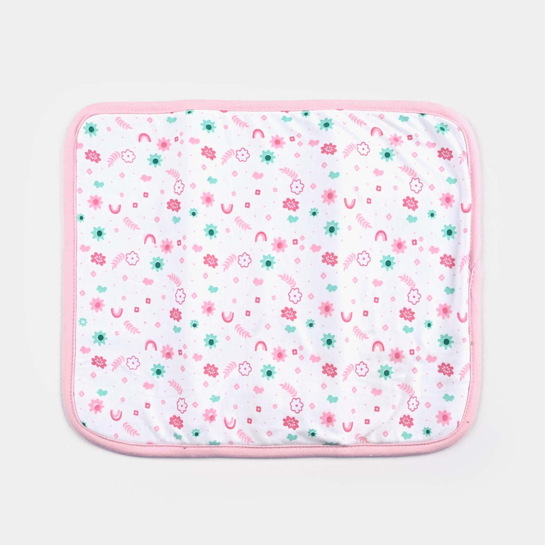 Baby Changing Sheet 13*16 Flower | Light Pink