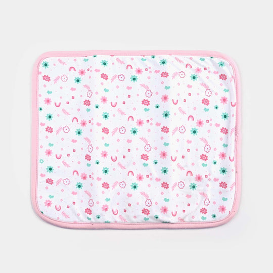 Baby Changing Sheet 13*16 Flower | Light Pink