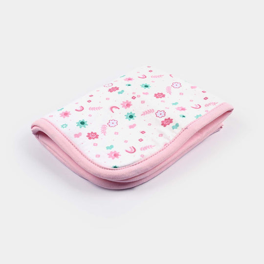 Baby Changing Sheet 13*16 Flower | Light Pink