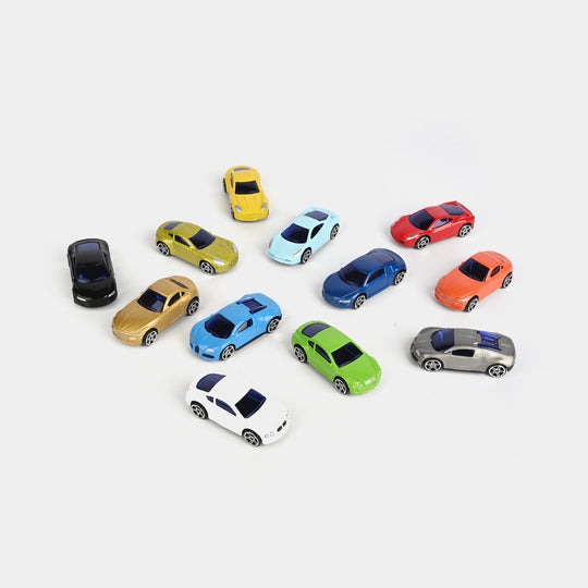 Die-Cast Alloy Car Model Collection Set | 12PCs