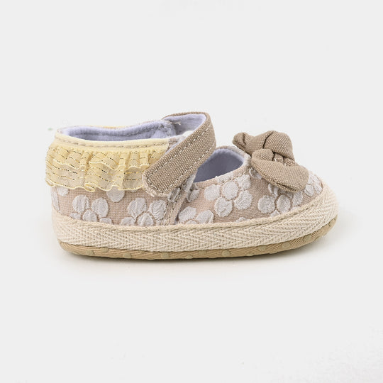 Baby Girl Shoes D129-BEIGE