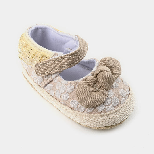 Baby Girl Shoes D129-BEIGE