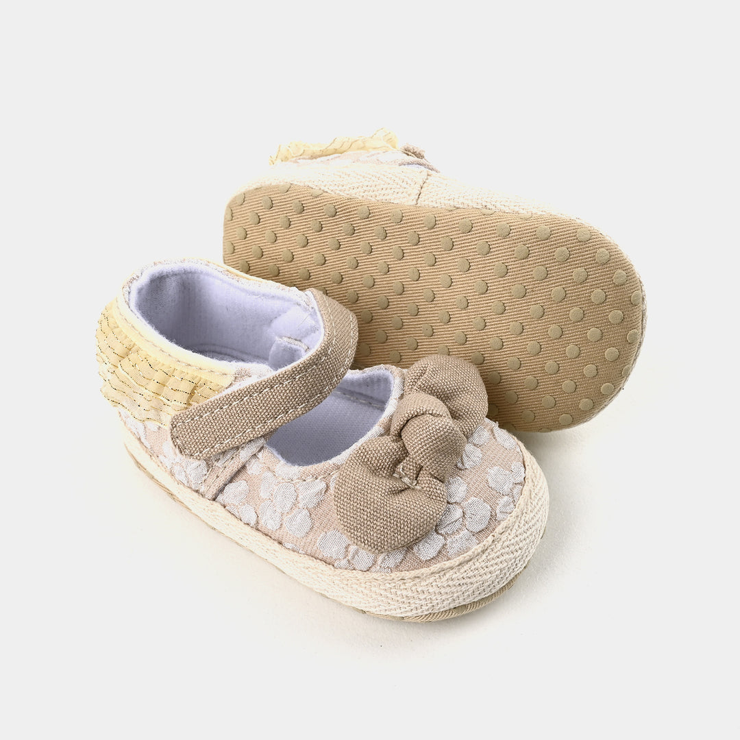 Baby Girl Shoes D129-BEIGE