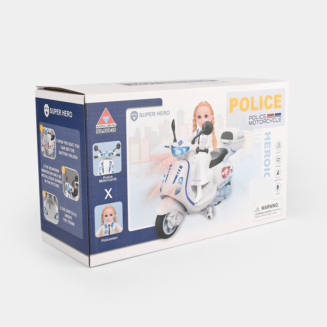 Police Motorcycle Toy