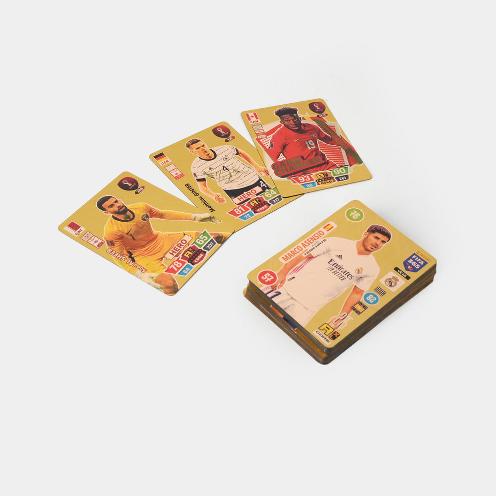 Football Star Player Playing Collectible Cards