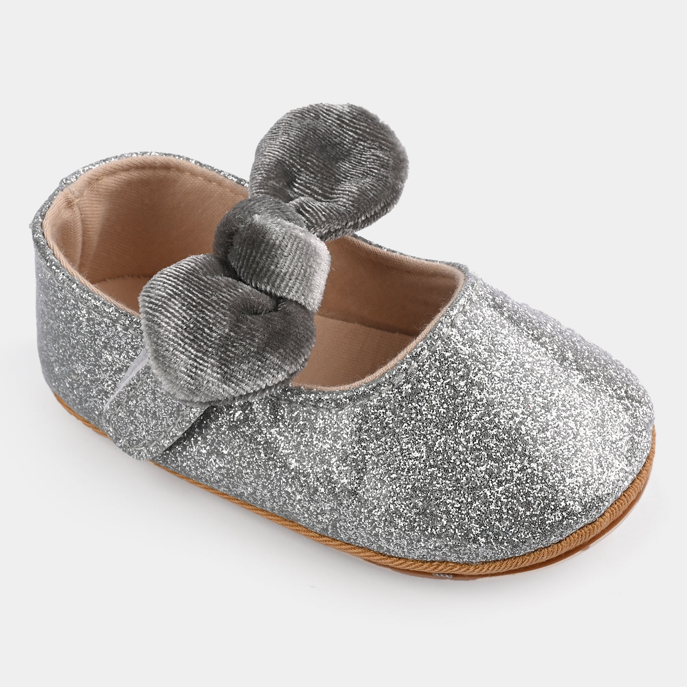 Baby Girls Shoes E128-SILVER