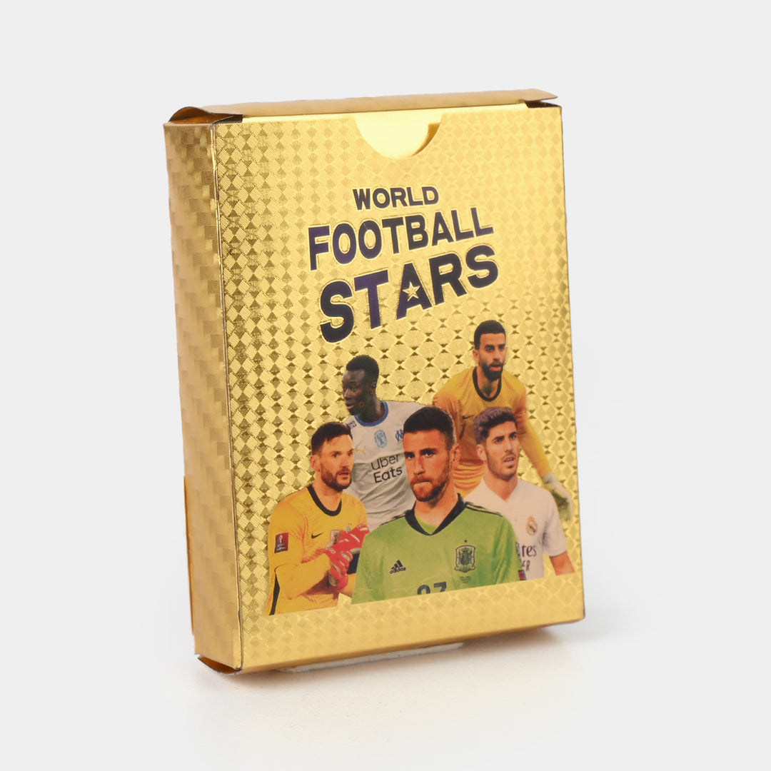 Football Star Player Playing Collectible Cards