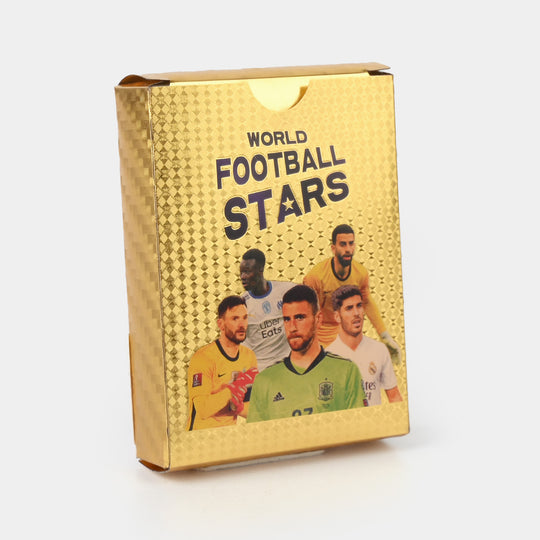 Football Star Player Playing Collectible Cards