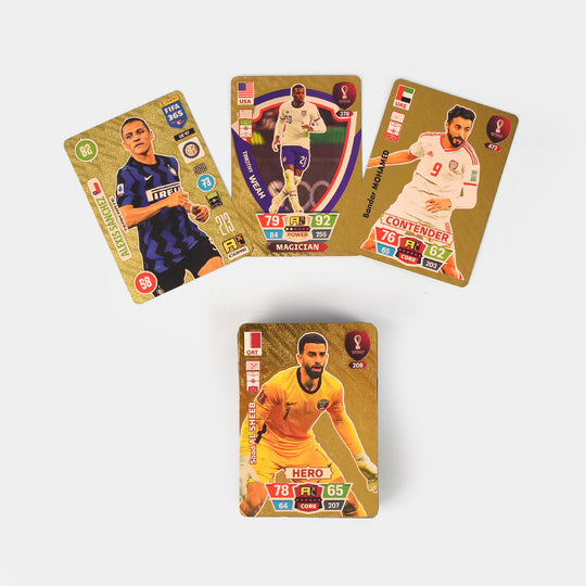 Football Star Player Playing Collectible Cards