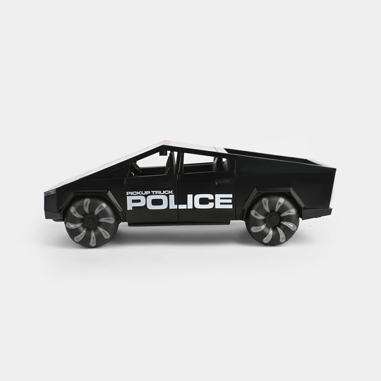 Electric Police Pickup Truck Toy with Light & Sound