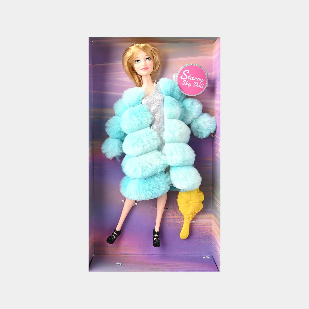 Starry Sky Fashion Doll – Luxe Winter Glam Edition