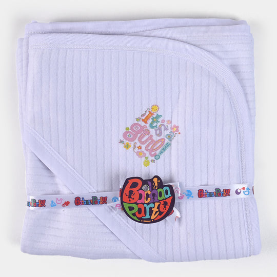 Baby Winter Wrapping Sheet | White