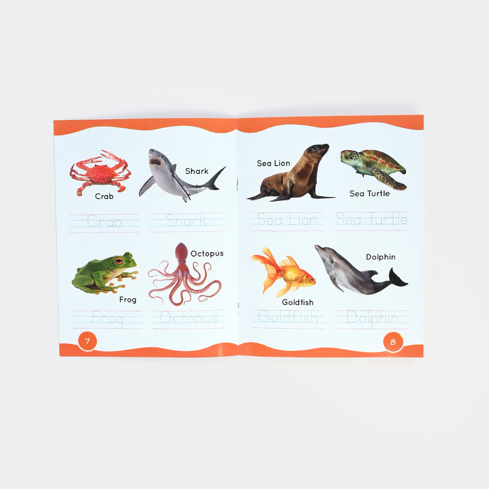 Write & Wipe Animals Book For Kids