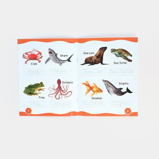 Write & Wipe Animals Book For Kids