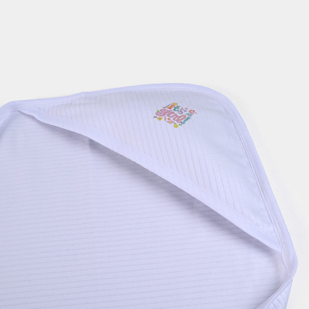 Baby Winter Wrapping Sheet | White