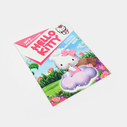 Character Activity Coloring Book with Stickers for Kids