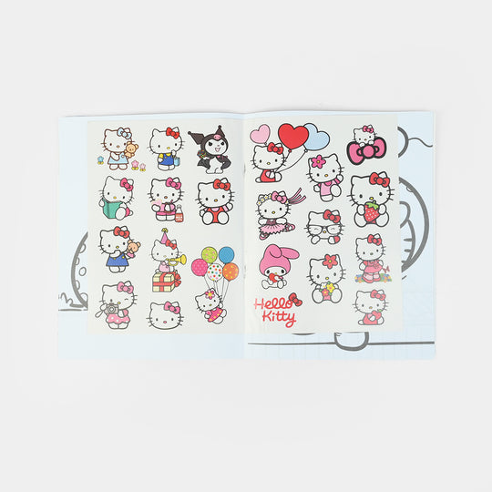 Character Activity Coloring Book with Stickers for Kids