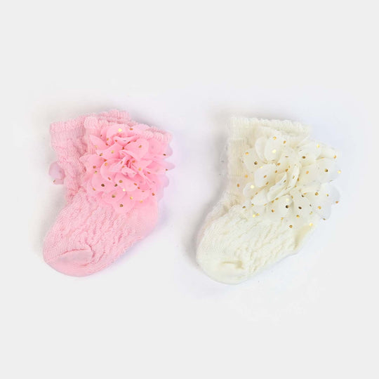 BABY 2 PAIR SOCKS | 0-6M