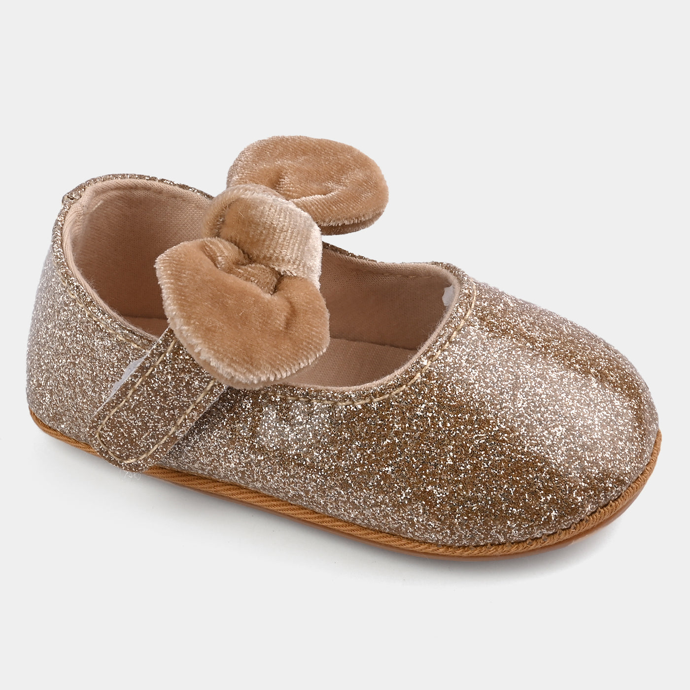 Baby Girls Shoes C-842-Gold