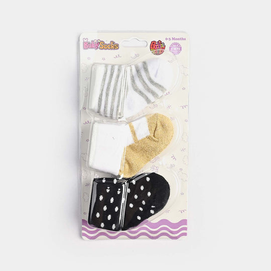 Infant Baby Socks Pack Of 3