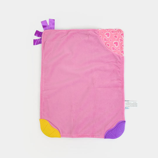 Comforting Activity Blanket - Green/Pink