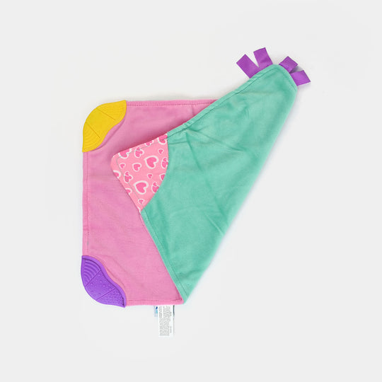 Comforting Activity Blanket - Green/Pink