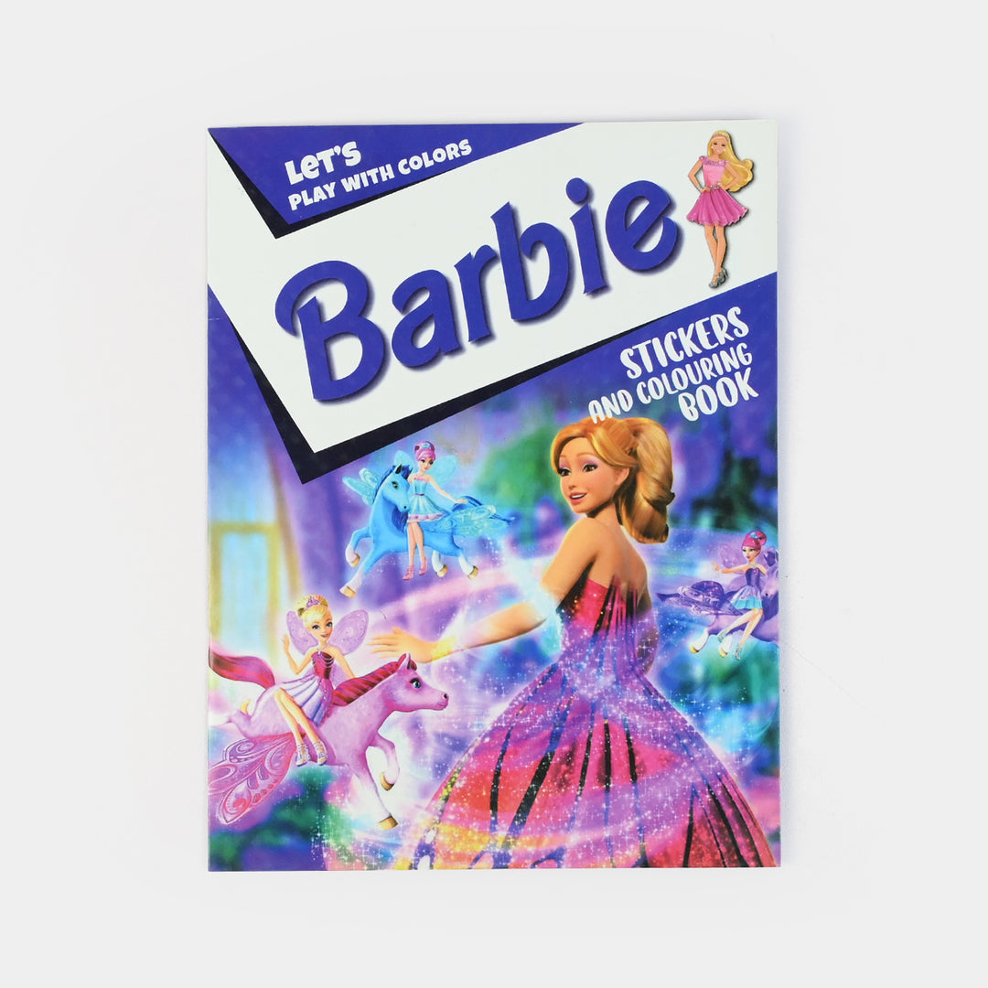Character Activity Coloring Book with Stickers for Kids