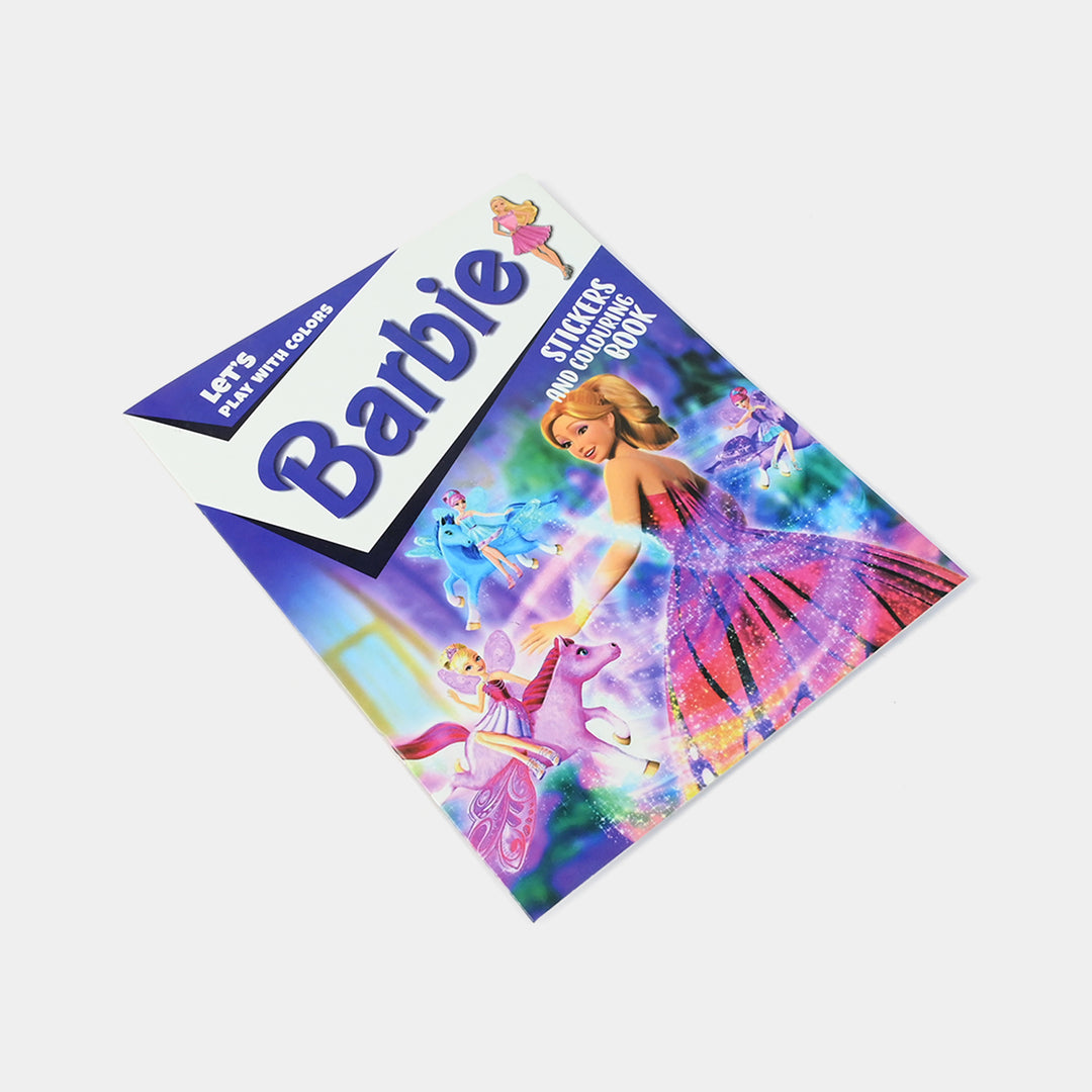 Character Activity Coloring Book with Stickers for Kids
