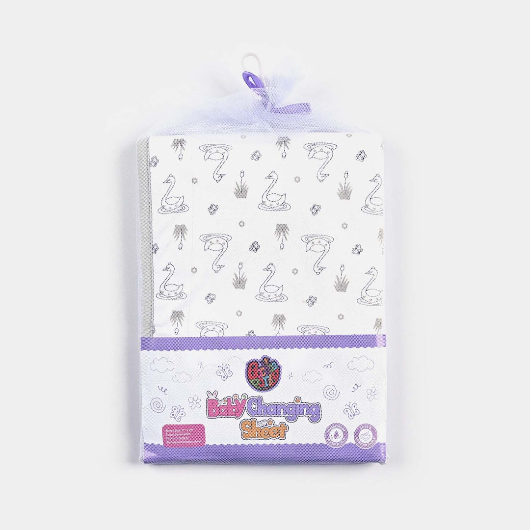 Baby Changing Sheet 17x22 Duck | Grey