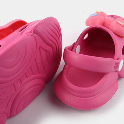 Girls Clogs 1389-T4-Fuchsia