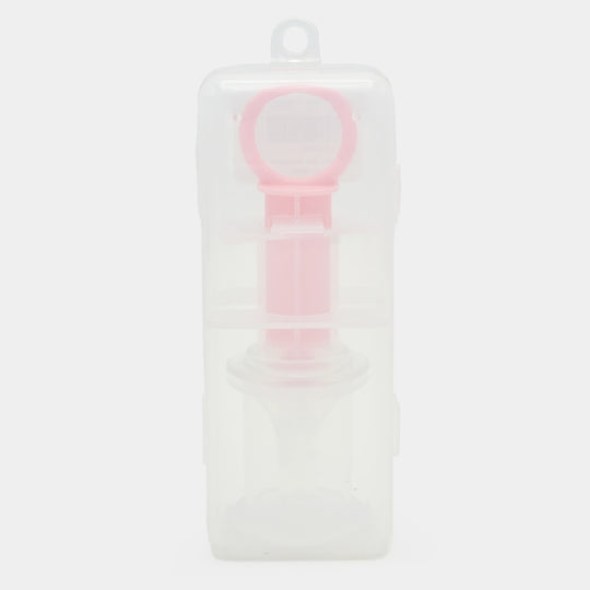 Baby Infant Pacifier Medicine Dropper Dispenser - Pink