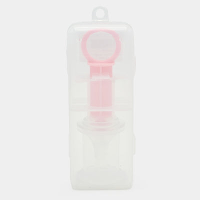 Baby Infant Pacifier Medicine Dropper Dispenser - Pink