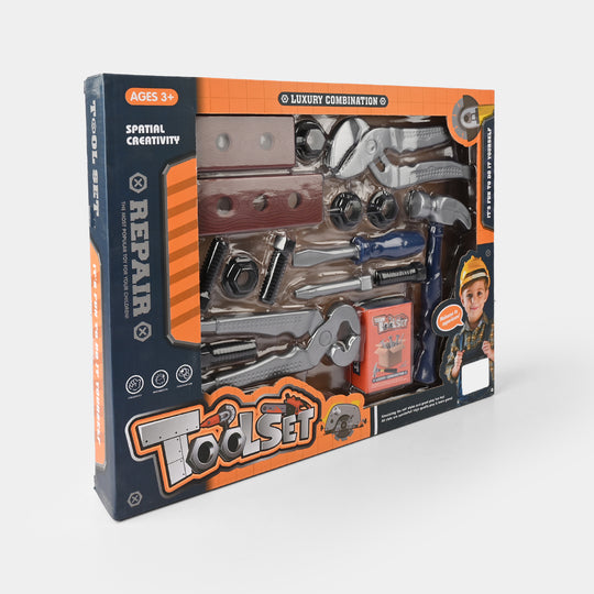 Toy Tool Set – Deluxe Kids’ Pretend Play Construction Kit