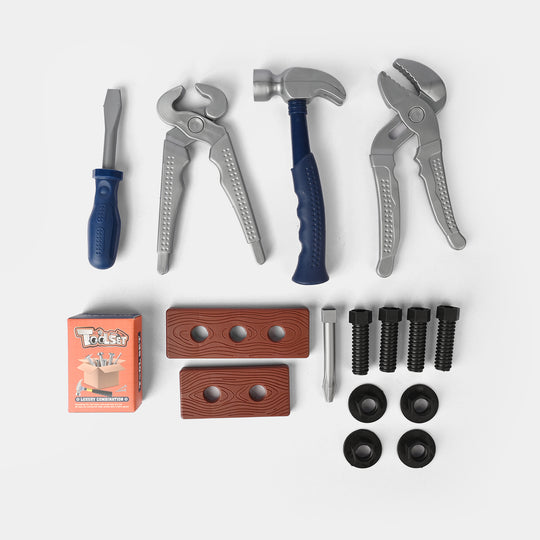 Toy Tool Set – Deluxe Kids’ Pretend Play Construction Kit