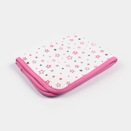 Baby Changing Sheet 17x22 Star | Pink